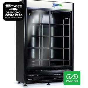 Vitrina vertical 1054lts VV-38D Mimet