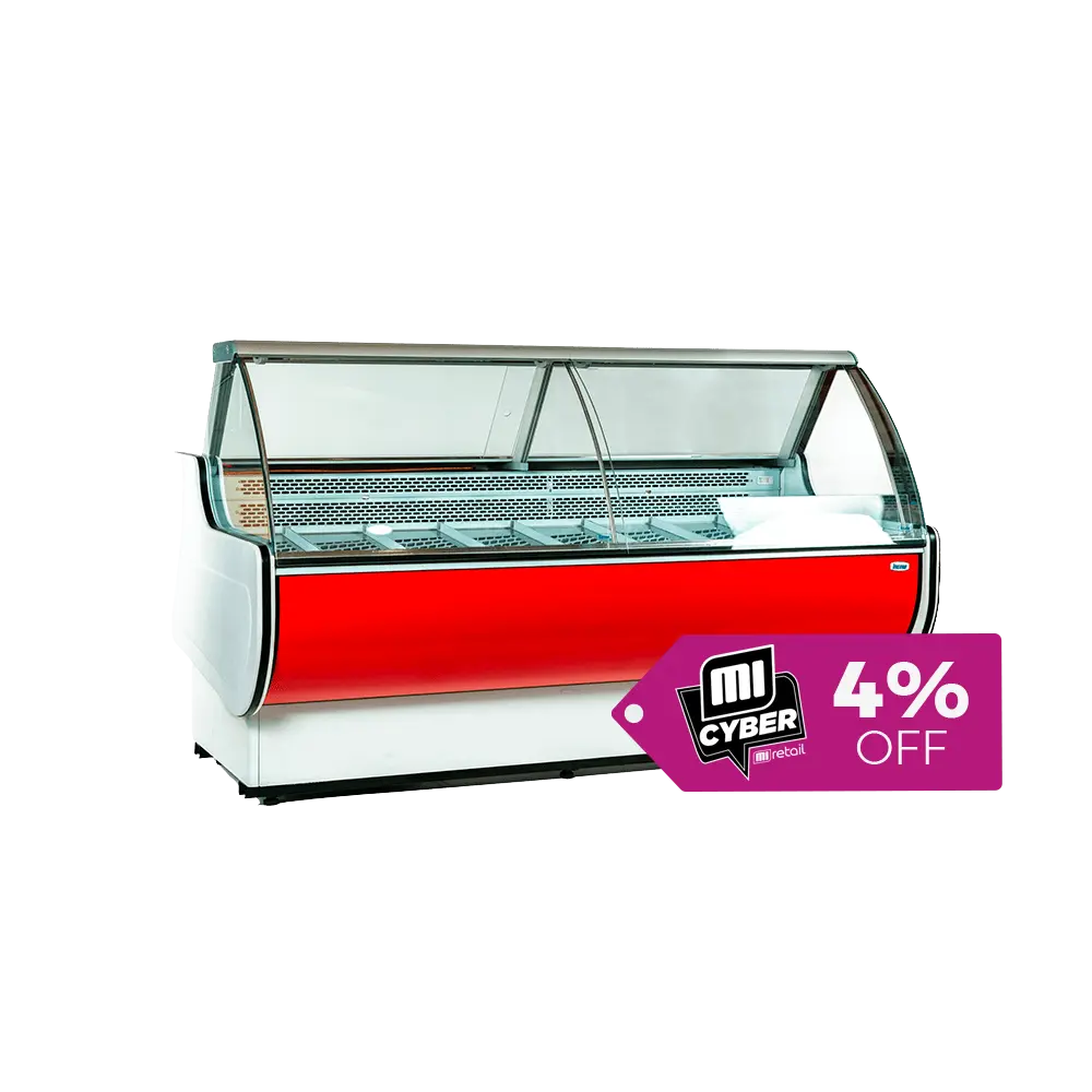 Mesón cúpula refrigerada 2mts Inema