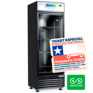 Vitrina vertical 518lts VV-19 Mimet
