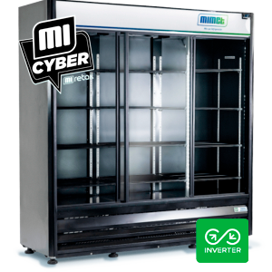 Vitrina vertical 1437 lts VV-66D Mimet